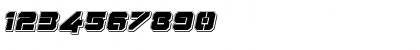 Download Domino Jack Punch Italic Italic Font Numeric Preview