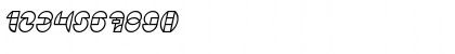 Download DRAGON FLY Italic Font Numeric Preview