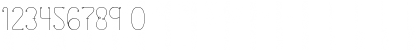 Download Eden Regular Font Numeric Preview