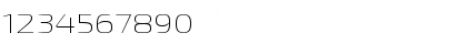 Download Exo 2 Thin Expanded Font Numeric Preview