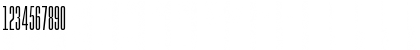 Download Gobold High Thin Regular Font Numeric Preview