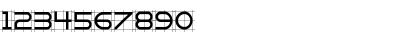 Download Gridget Regular Font Numeric Preview