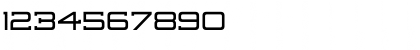Download Highjack Regular Font Numeric Preview