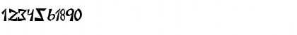 Download Japonesa Regular Font Numeric Preview