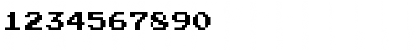 Download Joystix Monospace Font Numeric Preview