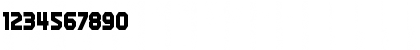 Download Machine Gunk Regular Font Numeric Preview