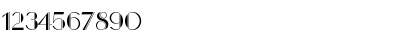 Download Cg Medium Font Numeric Preview
