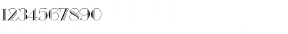 Download Cg Medium Font Numeric Preview