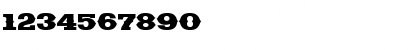 Download CgDavisonAmericana Medium Font Numeric Preview