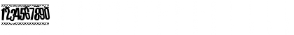 Download 1980 Portable Regular Font Numeric Preview