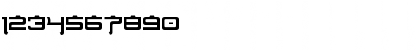 Download Nippon Tech Regular Font Numeric Preview