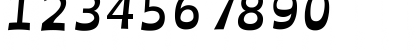 Download OpenDyslexicAlta Bold Italic Font Numeric Preview