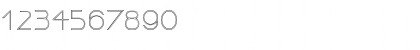 Download Ormont Outline Font Numeric Preview