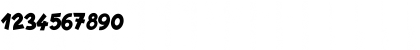 Download Pat PaCool Regular Font Numeric Preview
