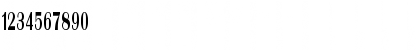 Download Cg Medium Font Numeric Preview