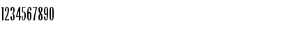 Download Cg Medium Font Numeric Preview