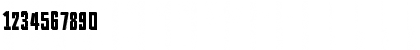 Download Population Zero BB Regular Font Numeric Preview