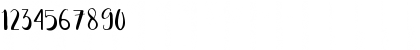 Download Princess Ivy Regular Font Numeric Preview