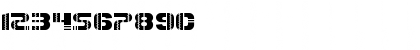 Download Puerto Magnifico Regular Font Numeric Preview