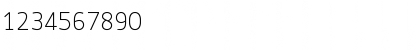 Download Quark Light Font Numeric Preview