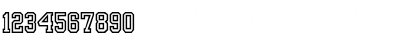 Download Cg Medium Font Numeric Preview
