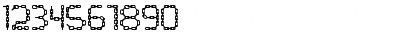 Download CHAINS Color Fill Font Numeric Preview