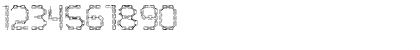 Download CHAINS Regular Font Numeric Preview