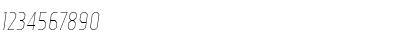 Download TT Octas Thin Italic DEMO Regular Font Numeric Preview