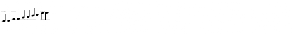 Download TypeMyMusic Notation Font Numeric Preview