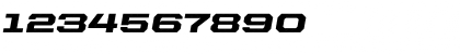 Download United Italic Ext Black Font Numeric Preview