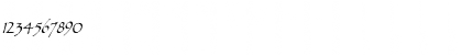 Download Chalk Italic Font Numeric Preview