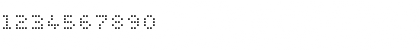 Download WC PIXHOLE light Bta Regular Font Numeric Preview