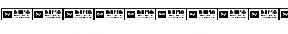 Download XXII Geom DEMO Regular Font Numeric Preview