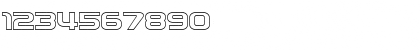 Download Zebulon Hollow Regular Font Numeric Preview