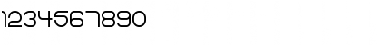 Download Adonay Regular Font Numeric Preview