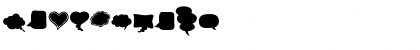 Download Alin Speech Bubbles 2 Regular Font Numeric Preview