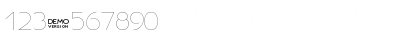 Download Allioideae-Demo Regular Font Numeric Preview