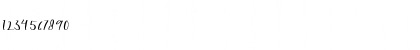Download Asya Regular Font Numeric Preview