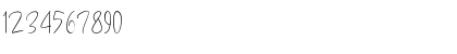 Download Australians Winter Regular Font Numeric Preview
