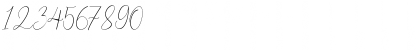 Download Belinda Carolyne Regular Font Numeric Preview