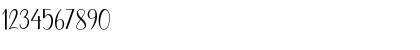 Download Beloving Regular Font Numeric Preview