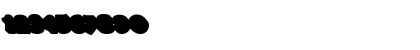 Bigfat Script Xtrude Regular Font Numeric Preview