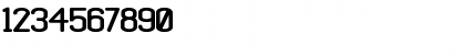 Download black rovers regular Font Numeric Preview