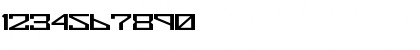 Download Bomtur Regular Font Numeric Preview