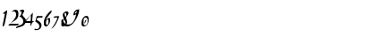 Download chancelaresca chancelaresca pw Font Numeric Preview