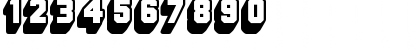Download Deep Shadow Regular Font Numeric Preview