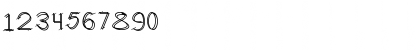 Download DIXIE Regular Font Numeric Preview