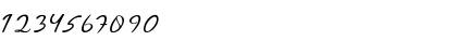 Download Dragonfly Script Regular Font Numeric Preview