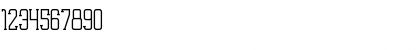 Download EVALIA Regular Font Numeric Preview