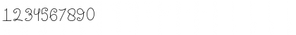 Download Evangetta Light Regular Font Numeric Preview